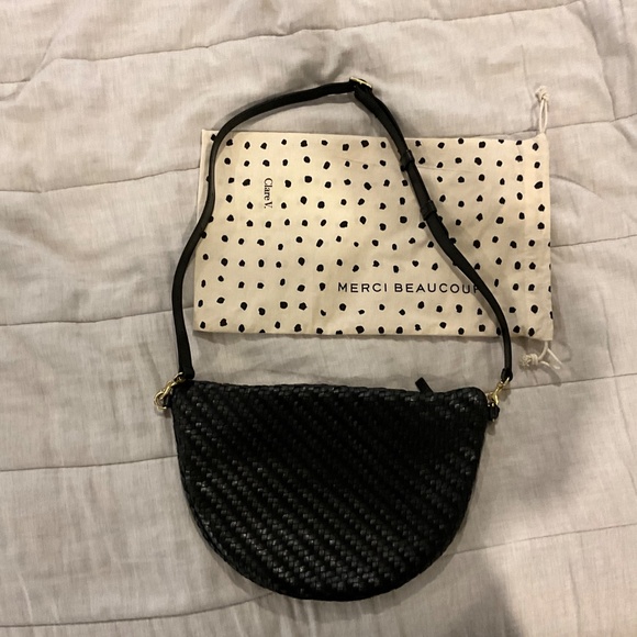 Clare V Black woven Grande fanny - Picture 3 of 5